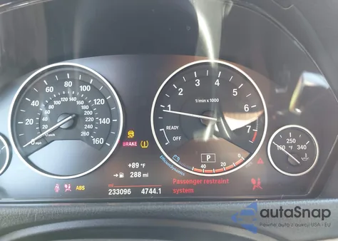 2016 BMW 328I из США, поврежденный, VIN WBA8E9G55GNT86757